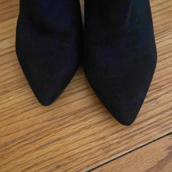 MARC NEW YORK- Andrew Marc - Black Ankle Boots w/ Clear Heels - Size 8M - NWOT - Picture 3 of 10